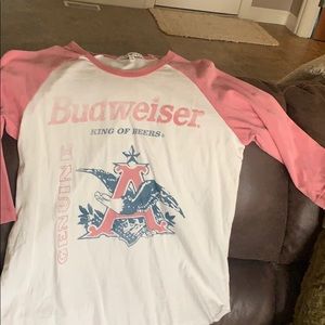 Junk food size small 3/4 sleeve tee